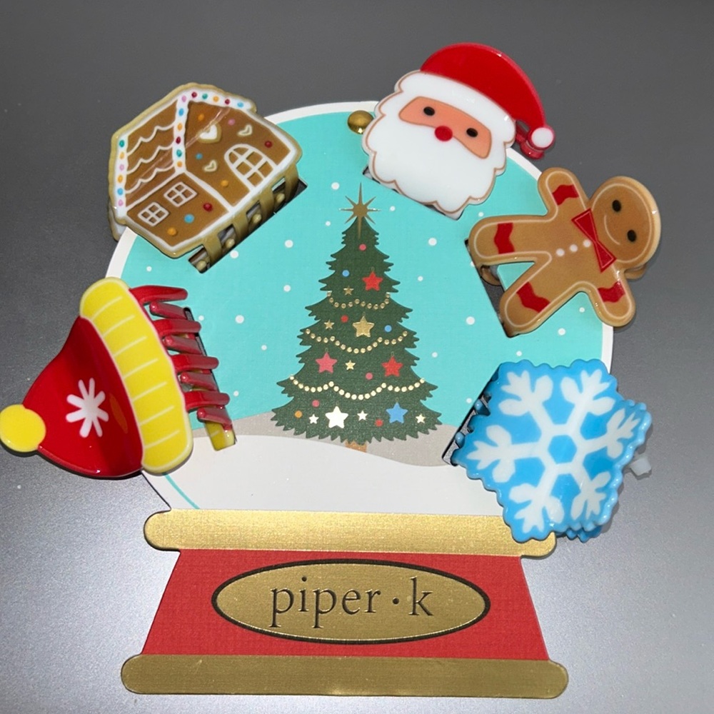 Piper•K  Christmas hair‎ 5 clips